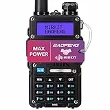 New BAOFENG UV MK5 8 Watt Max Power VHF/UHF Mirkit Edition Full Kit Ham Radio with Baofeng Battery 1800 mA