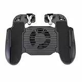 Vikye Mobiler Game-Controller, Kabellos, L1R1, Löst 6-Finger-Bedien-Gamepad für 4,7-7-Zoll-Bildschirme aus, Tragbarer Telefon-Controller für Gaming-Enthusiasten