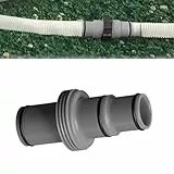Sandfilteranlage Schlauchverbinder 38mm und 32mm, Poolschlauch 38/32mm, Verbinder für Filterpumpen für Intex Bestway Coleman, Pool Schlauch Adapter (2 Wege Ventil A)