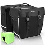 WESTGIRL Fahrradtasche für Gepäckträger - Satteltaschen für Fahrrad Gepäckträger wasserdicht - Hinterradtasche Doppeltasche für E-Bikes MTB Rennrad - Fahrrad Tasche Gepäckträgertasche, 30L