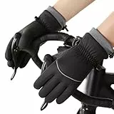 doorslay Guanti invernali per sciare all'aperto Guanti caldi antivento e impermeabili Con DITA Touchscreen e palmo antiscivolo (L)