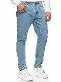 Indicode Herren INCobra Jeanshose aus Baumwolle mit 4 Taschen | Denim Herrenjeans Frozen Bleach, 31/32