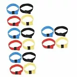 SOLUSTRE Packung Mit 16 Stück Lunchbox-Gurt Bento-Behältergurte Dichtungsbänder, elastischer Gürtel Elastische Gurte für Lunchboxen Bänder für Lunch-Container tragbare Bento-Gurte Polyester