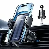 VANMASS Handyhalterung Auto Lüftung【2025 Stärkster Lüftungshaken】 Handy Halterung Auto Militär-Klasse Kfz Handyhalterung Universal Autohalterung für iPhone 16 Pro Max 15 14 Samsung S24 Ultra Android