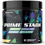 NEOSUPPS Prime Stack Lemon Candy, Trainings Supplement mit Creatin, Glutamin, Beta Alanin & Ashwagandha, Multi Aminosäuren Pulver, Unterstützung von Muskelaufbau, Regeneration & Leistungssteigerung