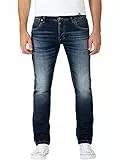 Timezone Herren Slim Scotttz Skinny Jeans, Blau (sea Blue Aged wash 3924), 38W / 34L