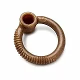 Benebone Ring Unzerstörbares Kauspielzeug für Aggressive Kauer, langanhaltende, robuste Langeweile Breaker für Hunde, echter Speckgeschmack, für mittelgroße Hunde