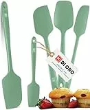 DI ORO Silikon-Spatel-Set – Gummi-Küchenspatel zum Backen, Kochen und Mischen, hitzebeständig und BPA-frei, Silikon-Schaber-Spatel für antihaftbeschichtetes Kochgeschirr, spülmaschinenfest (5 Stück,