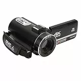 Videokamera-Camcorder, HD 4K-Digitalkamera-Recorder, 48 MP, 18-facher Digitalzoom, 3,0-Zoll-Touchscreen-WLAN-Vlogging-Kamera mit Fernbedienung, 1500-mAh-Akku