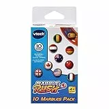 VTech Marble Rush - 10er-Set MarBalls – Zusätzliche Kugeln für alle Marble Rush Murmelbahnen – Mit Länderflaggen – Für Kinder von 4-12 Jahren