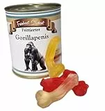 AnyCakes Frittierter Gorillapenis aus der Dose – lustiges Geschenk zu Weihnachten oder Geburtstag Erwachsene – Weingummi Penisse in einer Feinkost Dose – 300g