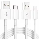 USB C Kabel [2 Stück 1M] USB A zu USB C Kabel USB C Ladekabel Kompatibel iPhone 16/15/15Pro,Samsung S24/S23/S22/S21,Google Pixel,Huawei,OnePlus,LG,Xiaomi,Sony.