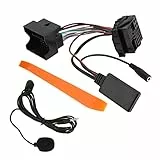 Akozon Bluetooth 5.0 Aux-Eingangsadapter mit 12-poligem Ersatz für Cd30 Mp3 Cdc40 Cd70 und Dvd90