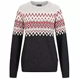 Giesswein Norweger Pullover Damen - feinste Merino Lammwolle, Wollpullover für Damen mit Jacquard Strick, extra warm im Winter