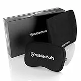 noblechairs Rückenstützkissen aus Memory-Schaumstoff für Büro und Gaming-Stuhl, Schwarz