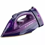 Dampfbügeleisen 2400W Bügeleisen KabellosesBügeleisen Powersteam Ultra Keramik-Bügelsohle, Selbstreinigungs- & Sprühwasserfunktion, Tropfstopp, Dampfbügeleisen Automatische Abschaltung (Lila)