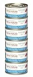 Almo Nature HFC Natural - Nassfutter für ausgewachsene Katzen - Atlantischer Thunfisch - Human Grade, Glutenfrei & Monoprotein - 6 x 70g