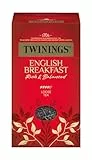 Twinings ENGLISH BREAKFAST Schwarzer Tee lose in der Tee-Dose - kräftiger Schwarztee aus hochwertigen Teeblättern, gepflückt in Sri Lankas & Indiens besten Teegärten (200g)
