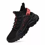 FUSHITON Turnschuhe Herren Sportschuhe Laufschuhe Joggingschuhe Sneakers Freizeit Schuhe Outdoor Straßen Traillauf Fitnessschuhe