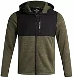 Spyder Herren-Fleecejacke – Performance-Pullover mit durchgehendem Reißverschluss für Herren – Outdoor-Wandern, Workout, leichte Herren-Jacken, Olivschwarz, M