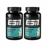 ESN Magnesium Complex, 2 x 90 Kapseln, 323 mg Magnesium pro Tagesportion, 4 in 1 Komplex Formel - Made in Germany
