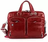 Piquadro Blue Square 15 '' Aktentasche mit Laptop-Fach, Rosso (rot) - CA2849B2/R