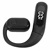 YUEHISY Einohriger Kabelloser Kopfhörer mit 180°-Drehung und Neuestem Bluetooth 6.0, Bluetooth-Ohrhörer mit Sicherem Haken (Black)