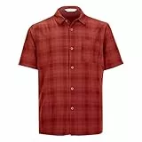 killtec Herren Funktionshemd KOS 98 MN WVN SHRT, Ziegelrot, XL, 38009-000