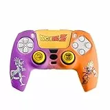 FRTEC - Combo Pack Dragon Ball Z, Hartschale + Griffe + Aufkleber für PS5 DualSense, Goku und Freezer