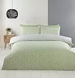 Rapport Home Helston Bettwäsche-Set mit Kissenbezügen, Doppelbett, Grün