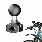 mizikuu Kugelhalterung, Lenkerhalterung Montagebasis aus Aluminiumlegierung mit 2,5 cm/1' TPU Kugel Lenker Ball Base Geeignet für RAM Halterungen Motorrad Handyhalterung