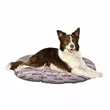 FERPLAST Hundebett Groß - Hundebett Waschbar - Hundekissen - Matte für Hundehütten, Zwinger und Auto - Hundebett Flauschig - Relax - Hundebett 85 x 55 CM, L, BRAUN