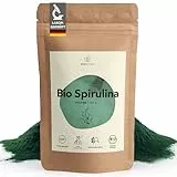 BIONUTRA® Bio Spirulina Pulver – 250 g, nach EU-ÖKO-Standard hergestellt, rückstandskontrolliert, ohne Zusätze, vegan, laktose- & glutenfrei, aus reinem Spirulina Bio Algenpulver