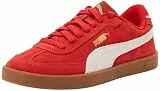 Puma Unisex Puma Club II Era, Wildleder-Sneaker, Für alle Zeiten, Rot, Gold, Weiß, Puma, 43 EU
