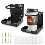 LYCXAMES Getränkehalter Auto, 2 Stück Klappbar Becherhalter, Universal 76mm Durchmesser Dosenhalter Flaschenhalter Tassenhalter Cup Holders für Boot KFZ LKW Wohnwagen Van