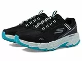 Skechers Altitude Damen Traillaufschuhe GO Run Trail HÖHE 2.0 Ravine, Black Leather/Aqua Trim, 39 EU