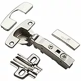 HETTICH Topfband SENSYS 8645i TH52 Eckanschlag 110° mit integriertem Dämpfer, Abdeckkappen und Montageplatte (Distanz 0 mm) Topfscharnier Möbelscharnier Schrankscharnier von SO-TECH®