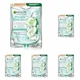 GARNIER Skin Active – Gesichtsmaske aus Gelgewebe Hyaluron Cryo Jelly – gegen Müdigkeit & erfrischende Wirkung – Glycerin, Menthol & Hyaluronsäure – Vegan & Cruelty Free – Müde Haut – 1 Stück