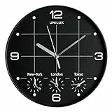 Unilux Wanduhr On Time, 30cm, schwarz