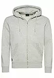 Superdry Herren Essential Logo Zip Hoodie Sweatshirt, Grau (Athletic Grey Marl), XL