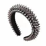 Ro Rox Punk Nieten Haarband Niete Silber Spike Goth Emo Halloween Haarschmuck