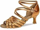 Diamant TANZSCHUHMANUFAKTUR Damen 108-077-379 Tanzschuh, Dark Tan, 37 EU
