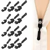 45 Stück Reisverschluss Reparatur Set, 3 Größen Reisverschluss-fix-kit, Reisverschluss-reparaturset, Reisverschluss Fix Kit Reißverschluss Ersatz Zipper für Jacken, Koffer, Ruckäcke