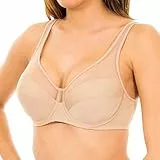 DIM Femme - BH Generous Classic x1 | Perfekter Halt für große Brüste | Dicke Mikrofaser und Stretch | U-förmiger Rücken und breite Träger | Moderner Look und absoluter Komfort New Skin 80C