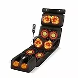 Elektrische Massagematte mit 8 Vibrationsmotoren, Nacken-, Schulter- und Rückenmassage, Taille, Fußsohlen- und Wadenmassage, kann einzeln abgenommen und verwendet werden.