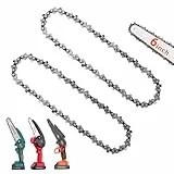 2er-Pack 6-Zoll Ersatzketten für Supstable Akku-Kettensäge und Hochentaster – Original