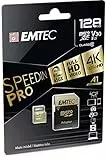 Emtec SpeedIN PRO 128 GB microSDXC Speicherkarte, Class 10, UHS-I (U3), V30