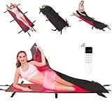 JOBYNA Infrarottherapie & Rotlichttherapie zur Schmerz, 660nm & 850nm LED Red Light Therapy, Rotlichtlampe Infrarotlampe mit Timer, 3 Temperatur Tiefentherapie (Ganzer Körper 2pcs 170 * 60CM)