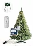 Weihnachtsbaum mit Beleuchtung 150 cm - Praktisch, Preiswert, Festlich - Mehr Lichtzauber zur Weihnachtszeit mit künstlichem Weihnachtsbaum, Tannenbaum künstlich – 10 Jahre Garantie aus 4smile
