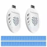 Nzkeuf Mückenstecker, 2 PCS Tragbare USB Elektrische Mückenschutz Killer mit 120 Mückenschutztabletten, Tragbare Steckdosen-Mückenschutz, Mückenabwehr Outdoor, für Wandern Outdoor Sommer Zuhause